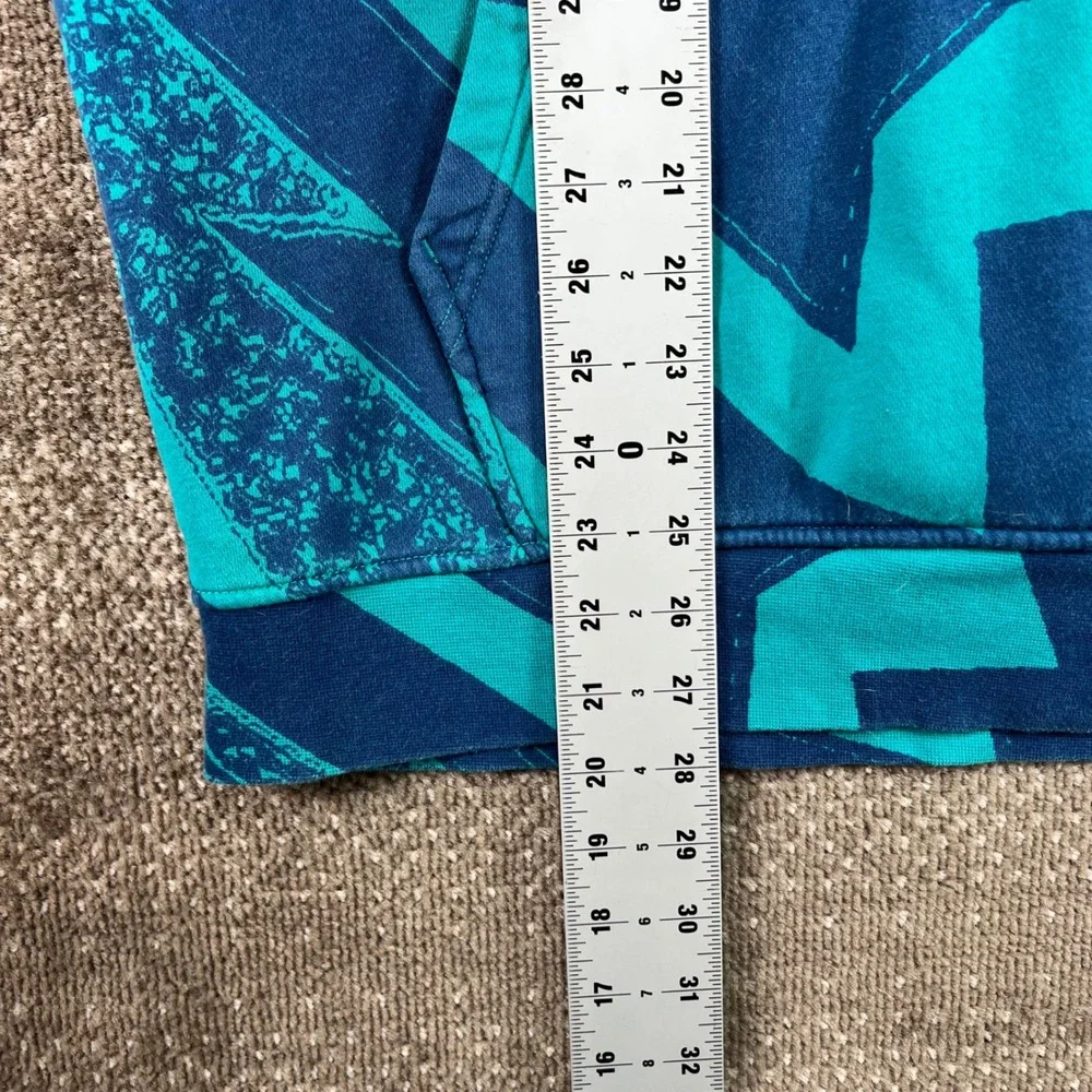 Jordan Mens‎ Michael Jordan Graphic Hoodie Teal Blue Geometric DQ7507-322 Large
